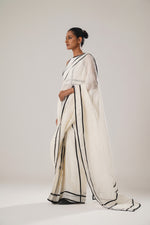 White patti saree | ATBW