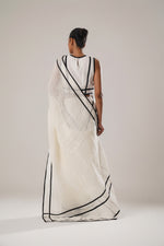 White patti saree | ATBW