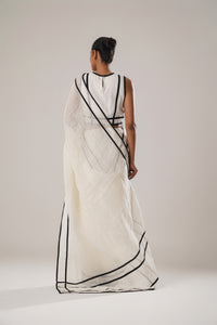 White patti saree | ATBW
