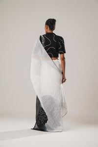 MJ ombre floral saree | ATBW