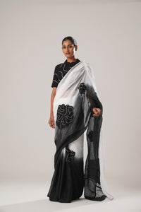 MJ ombre floral saree | ATBW