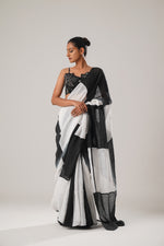 MJ ombre check saree | ATBW