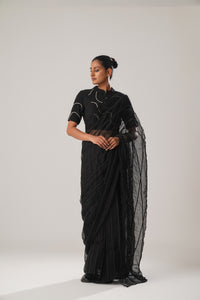 MJ Black dori saree | ATBW