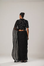 MJ Black dori saree | ATBW