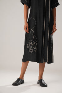 MJ Pleated dress (Black) | ATBW