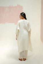 Star Antifit Kurta + Pants - White | Prahnaaya