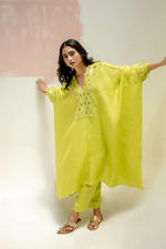Moroccan Star Kaftan with Pants - Neon | Prahnaaya