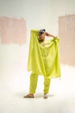 Moroccan Kaftan with Pants - Neon | Prahnaaya