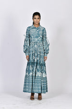 Long tiered loose dress | Soham Earth