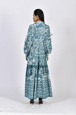 Long tiered loose dress | Soham Earth
