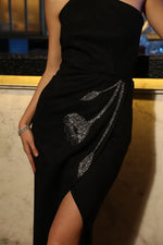 Obsidian fleur dress | Khushbu Rathod