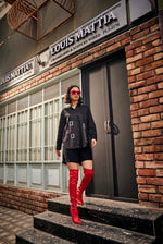 Black Rosa Shirt/Co-ord set | Puja Agarwal