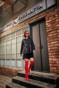 Black Rosa Shirt/Co-ord set | Puja Agarwal