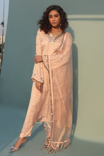 Saba Pink Kurta Set with Pant and Dupatta | Prahnaaya