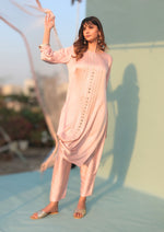 Saba  Pink Kurta Set with Pant and Dupatta-2 | Prahnaaya