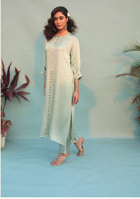 Saba Green Kurta Set with Pant | Prahnaaya