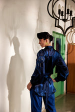 Fringe Finesse Blue | Puja Agarwal