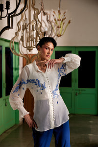 Fringe Finesse White | Puja Agarwal