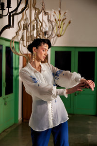 Fringe Finesse White | Puja Agarwal