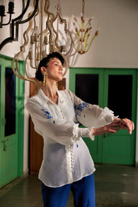 Fringe Finesse White | Puja Agarwal