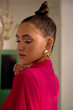 Fringe Finesse Fuschia Pink | Puja Agarwal