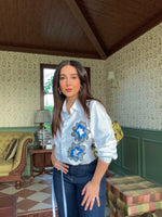 White Dawn Side Knot Shirt | Puja Agarwal