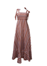 LILAC/RUST WAVE DRESS IN AURA | CUIN