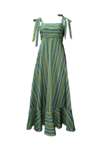 BLUE/LIRIL WAVE DRESS IN AURA | CUIN