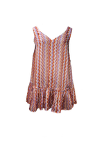 PINK/RED SHORT SUMMER DRESS IN AURA | CUIN