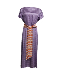 LILAC DOBBY DRESS IN NEBULA | CUIN
