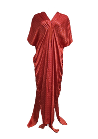 RED WENOS KAFTAN IN TESSERA | CUIN