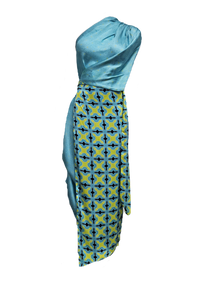 BLUE SORENTO KAFTAN IN FRACTALICA | CUIN