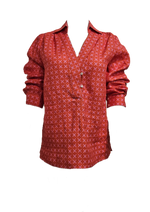 RED GARDEN TOP IN TESSERA | CUIN
