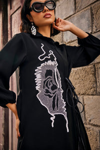 Midnight Shirt dress | Puja Agarwal