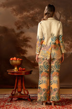 Green Kaira Embroidered Blazer set | Soup by Sougat Paul