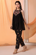 Black Aarani embellished co-ord set | Soup by Sougat Paul