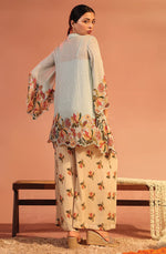 Blue Aarani embellished co-ord set | Soup by Sougat Paul