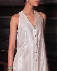 Ira Linen Shimmer Co-ord Set | AMBR