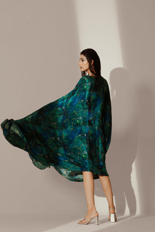 Abstract Print Kaftaan | Akanksha Mago