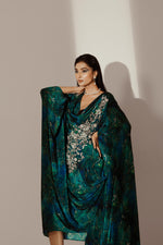 Abstract Print Kaftaan | Akanksha Mago