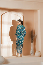 Abstract Ankle Drape Dress | Akanksha Mago