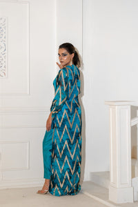 Abstract Long Shirt with Pants | Akanksha Mago