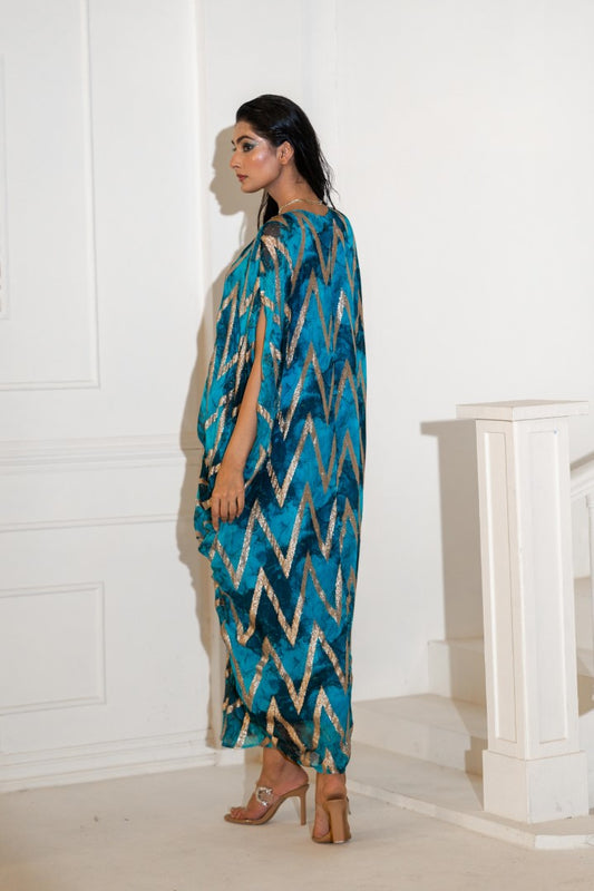 Abstract Long Shirt with Pants | Akanksha Mago