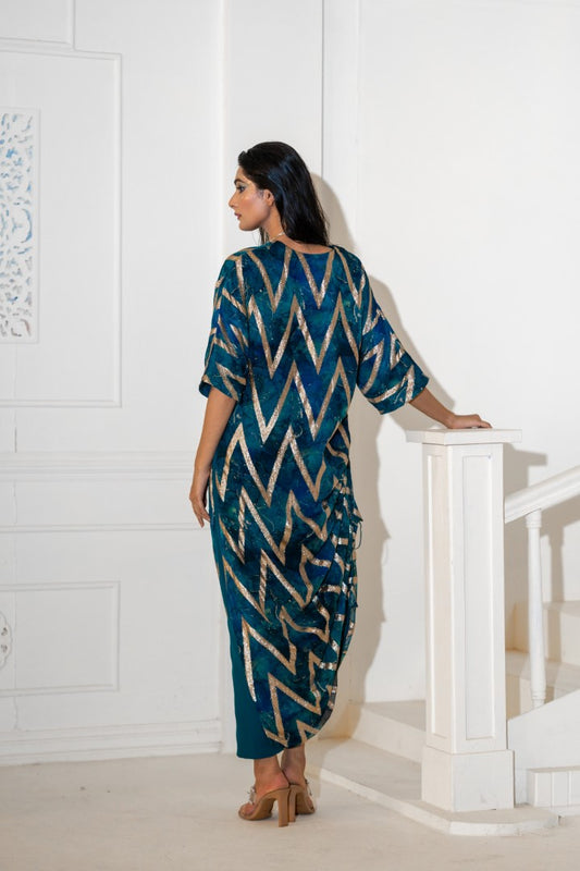 Abstract Kurta with Pants | Akanksha Mago