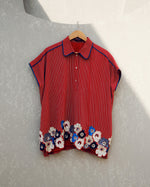 Red Sylvie shirt | Pooja Rajgarhia Gupta
