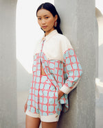 White illusion shirt | Pooja Rajgarhia Gupta