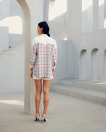 White illusion shirt | Pooja Rajgarhia Gupta