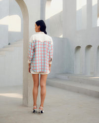 White illusion shirt | Pooja Rajgarhia Gupta
