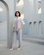 White illusion lace shirt | Pooja Rajgarhia Gupta