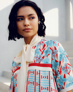 White illusion dress | Pooja Rajgarhia Gupta